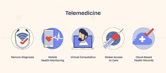 telemedicine neubrutalism icons 1