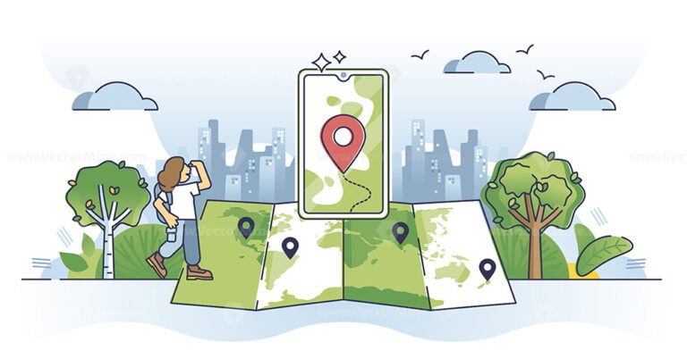 Mastering Route State Management in Nextjs Tracking Changes on Page Load - Tracking GPS signal for navigation routes and direction outline concept