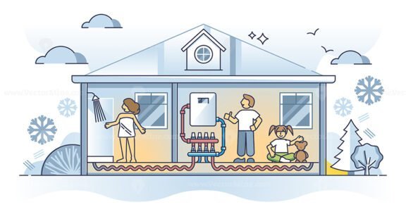 underfloor heating outline concept 1