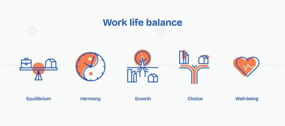 work life balance duotone icons 1